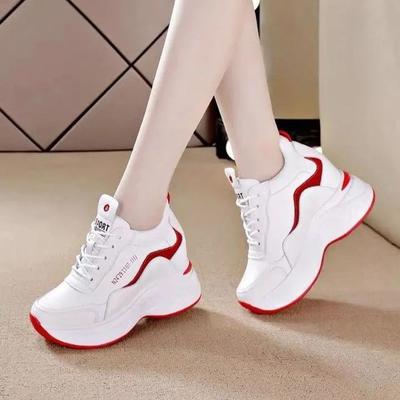 New Fashion Shoes Women's High Top Sports Shoes Women's Platform Ankle Boots Elevated Sports Shoes