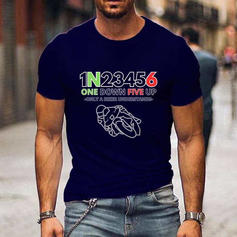 T Shirts Men Clothing 1n23456 The Secret Code of Bikers Graphic T Shirts Clothes Short Sleeve Tops Men Clothing Oversized Tshirt