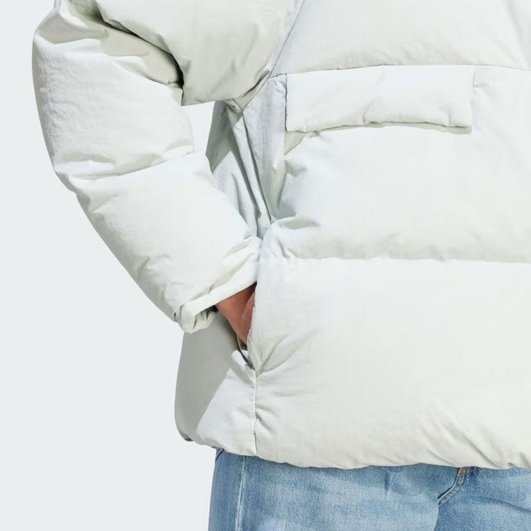 adidas Originals Big Baffle Down Jacket Light Grey Women IK3165