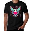 Valentines Day Luna Moth Love Bug TShirt Soft Touch Basic Cotton TShirt
