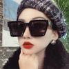 New Fashion Square Sunglasses Men's Sunglasses Big Frame Net Red Tide Street Shooting Sunglasses Personality Trend Glasses Women's Sunglasses
