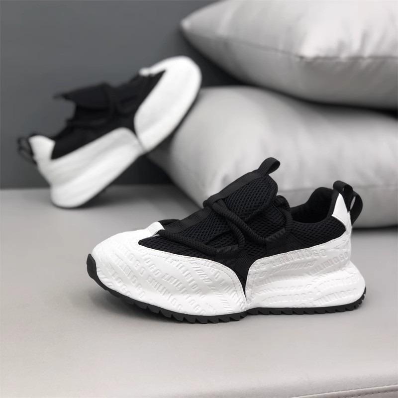 

Summer new low-top versatile mesh breathable muffin shoes comfortable soft-soled non-slip men s shoes 44 чёрный