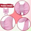 Bow Pillow Back Cushion Sofa Throw for Bedroom Office Holiday