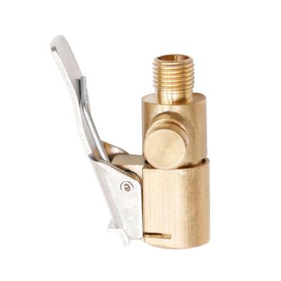 Clip-on Adapter Deflated Car Truck Tire Air Pump Chuck Brass Tyre Wheel Tire Air Chuck Tyre Wheel Valve Inflatable Pump Nozzle