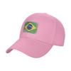 Summer Brazil  Brazilian Flag Baseball Cap  Tennis Skate Vintage Design Sun Trucker Hat Women Unisex Sunscreen Baseball Caps
