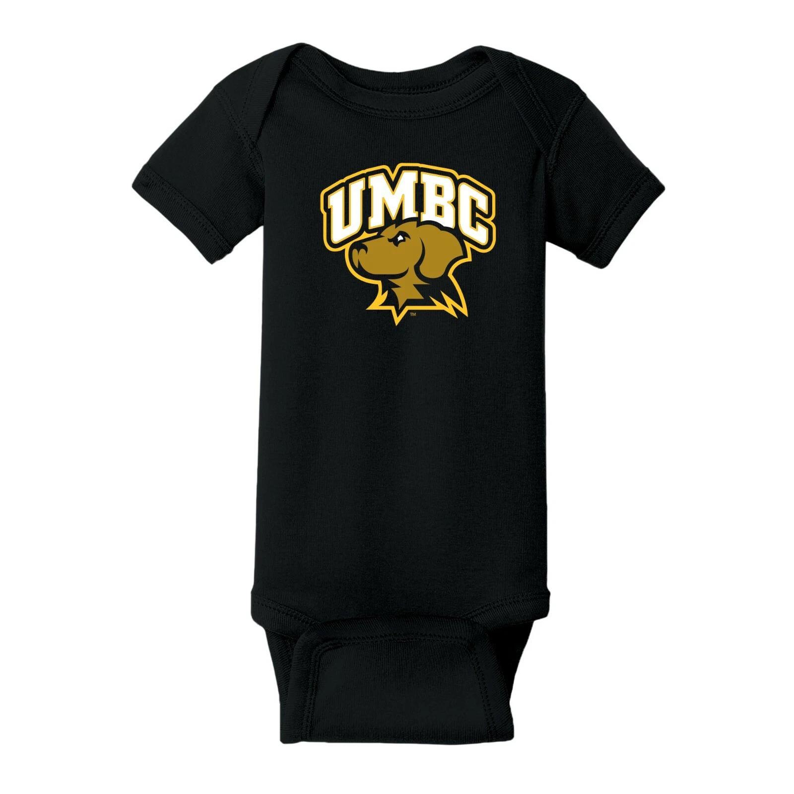 UMBC Retrievers Arch Logo Infant Creeper - Black M
