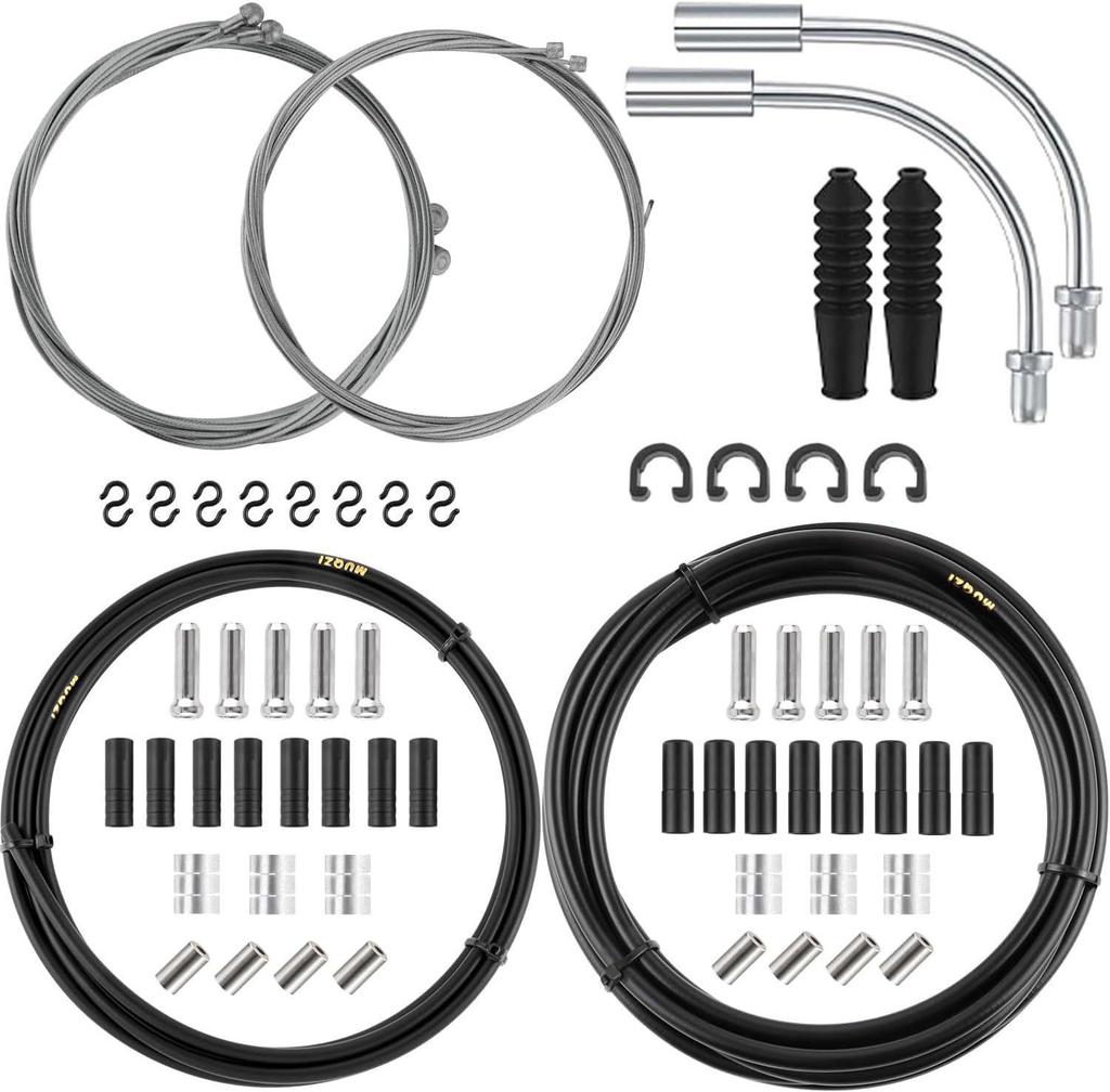 Sada brzdových a radiacich laniek pre horský bicykel