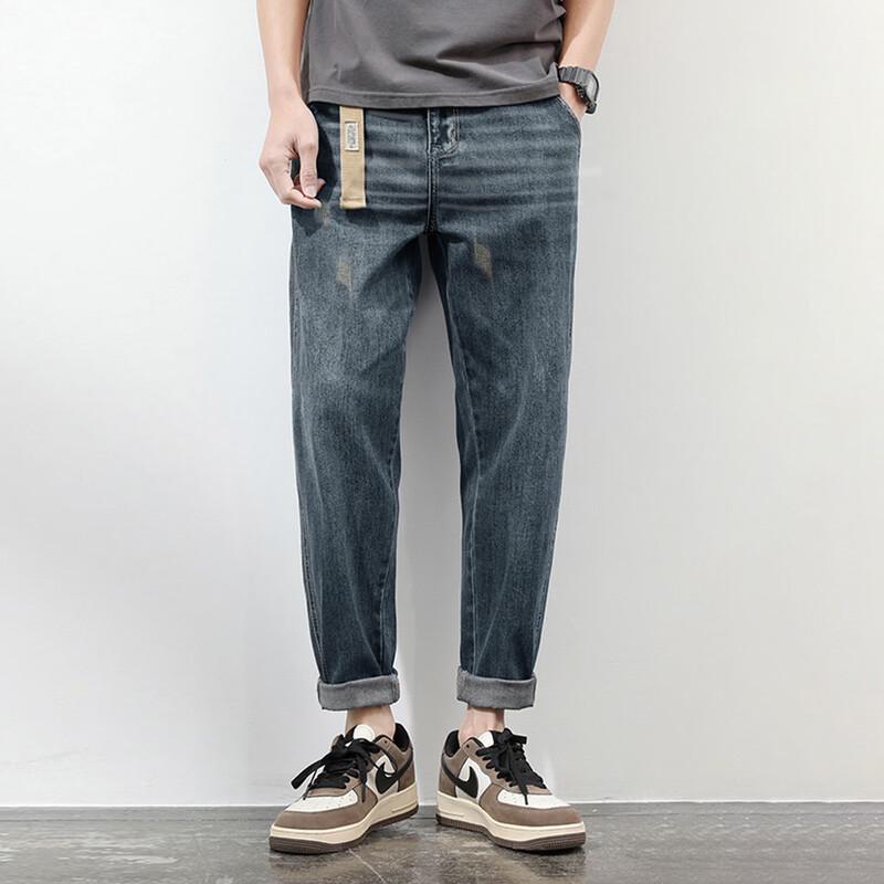 TonLion Men's Relaxed Fit Straight Leg Denim Jeans