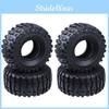 Premium Soft Rubber 2.2" Tyres With Foam For Axial Wraith Scx10 Jeep Trx-4 Rock Crawlers