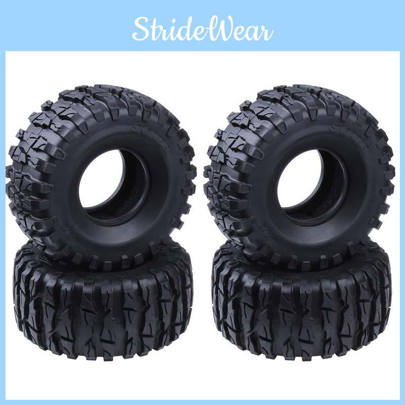 Premium Soft Rubber 2.2" Tyres With Foam For Axial Wraith Scx10 Jeep Trx-4 Rock Crawlers