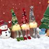 Faceless Doll Gnome Ornaments Plush Knitting Crafts Tree Pendant Christmas Decorations For Christmas Emit Light Home Kids Gift