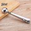 Space-saving Kitchen Tool Clip Stainless 2 1 in Spoon Clip And Bag Steel Measuring Precise Capacity Scoop Multifunctional Powder