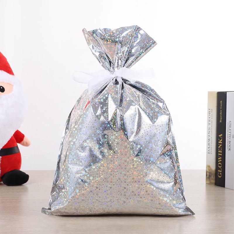 Festive Christmas Tree Candy Drawstring Gift Bag