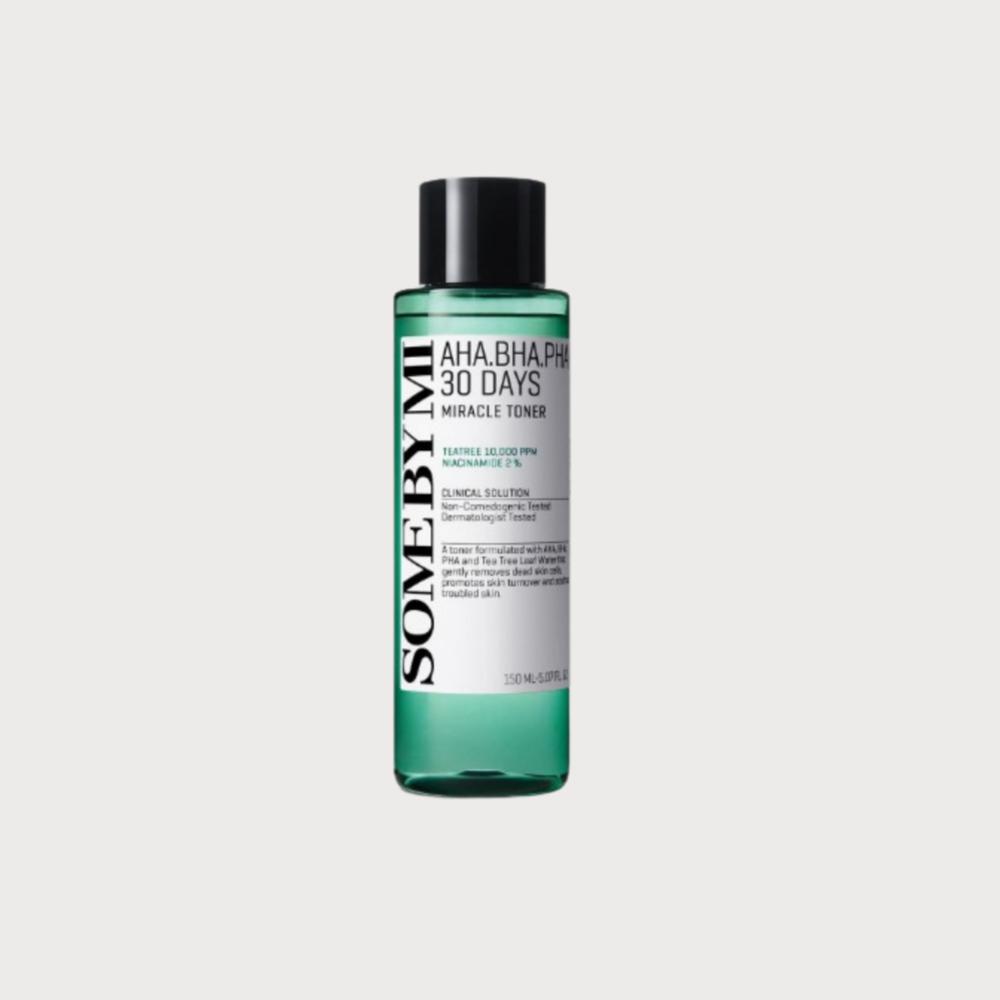 SOME BY MI AHA-BHA-PHA 30 DAY'S MIRACLE TONER 150ml | Korean Skincare / Sebum Blackhead Whitehead Care / Skin Moisture