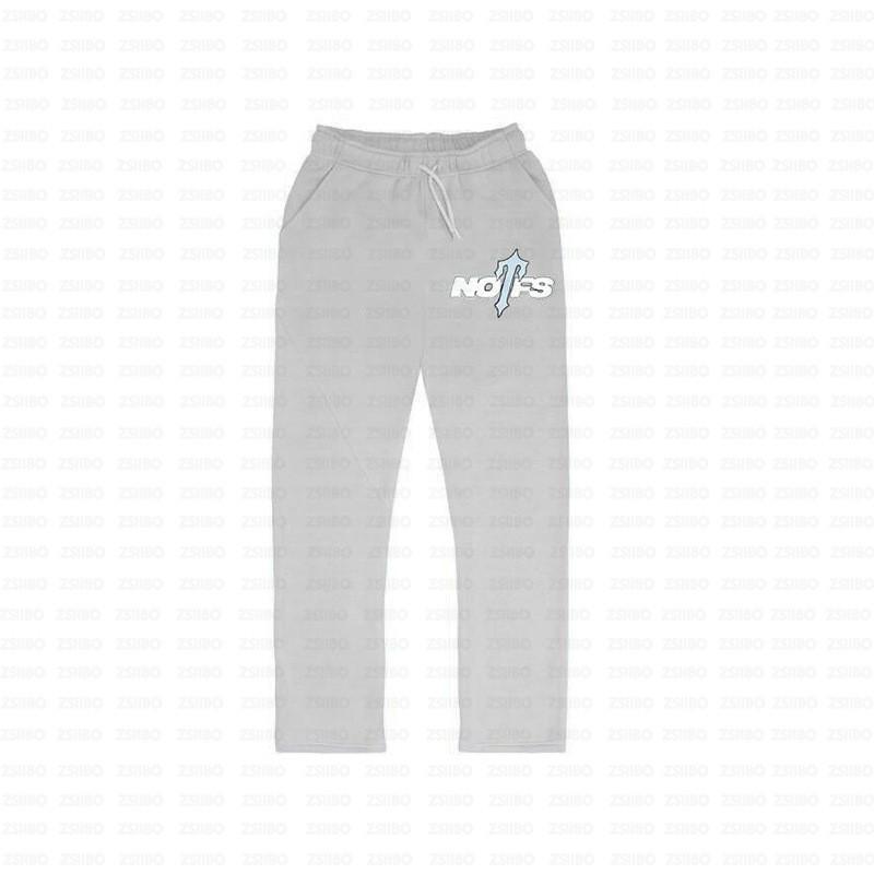 Streetwear NOFS Print Tracksuit Vintage Loose Hoodie Sweatshirt Casual Pants Men Women