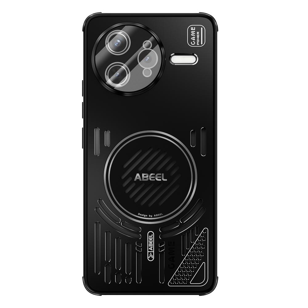ABEEL For Xiaomi Redmi K80 Pro 5G/Poco F7 Ultra 5G Magnetic Case Aluminium Alloy+PC+TPU Hollow Heat Dissipation Phone Cover