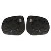 Wide Angle Convex Wing Rearview Mirror Glass Heated With Back Plate for Peugeot 3008 5008 For CITROEN C3 Picasso
