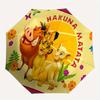 1 Auto Open Lion King Characters Themed Colorful 8-rib Portable Umbrella for Men and Women, A Compact Commuting Companion Suitable for Daily