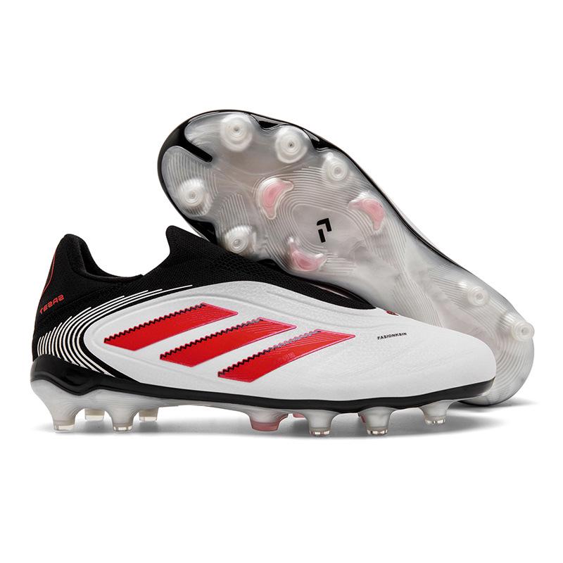 Nahtlose Flyknit Schnürlose COPA Fußballschuhe für Herren & Damen - Mit langen Stollen, Ideal für Wettkampf & Training