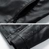 Herbst Winter Pu Jacke Männer Mode Lässig Leder Jacken Mit Kapuze Mantel Reise Outdoor Oberbekleidung Männlich Plus Größe