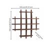 Wooden Wall Display Shelf Versatile for Reading Area, Entryway