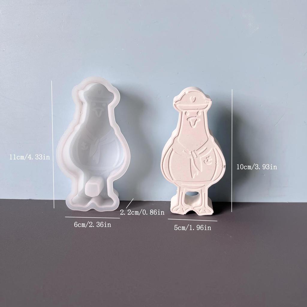 Seagull Silicone Mould Captain Seagull Car Mould Seagull Plaster Ornament Drip Mould