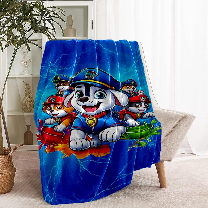 PAW Patrol Print Blanket - Soft & Comfortable, for Bedroom, Travel, Sofa, Home Decoration - Birthday Christmas Gift for Friend