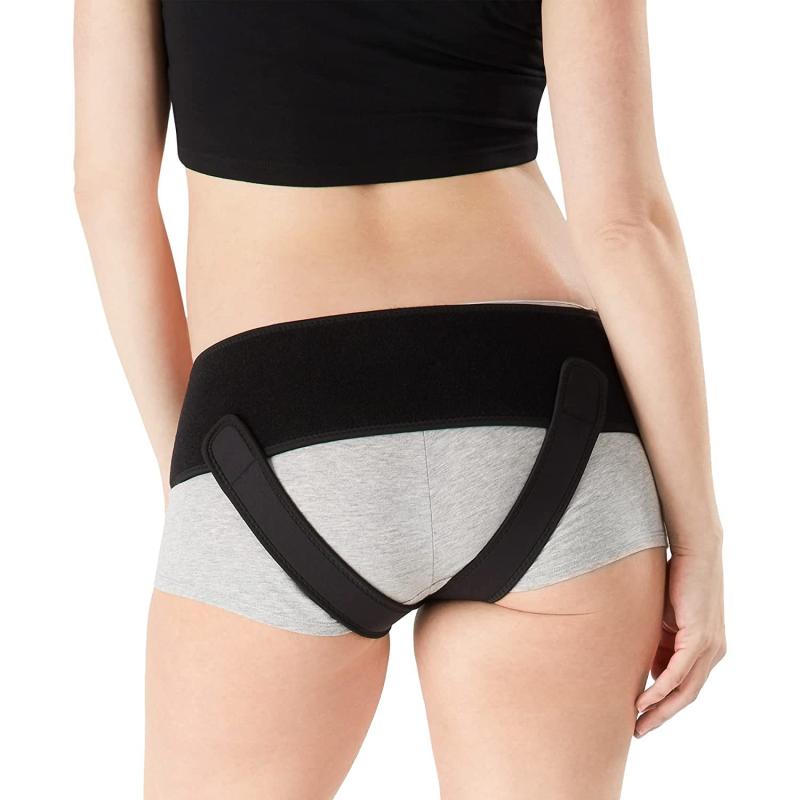 Uterus Support Belt Skin Friendly Highly Stretchy Pelvic Support Belt One Size Adjustable For Vulvar Varicosities For Pregnancy
