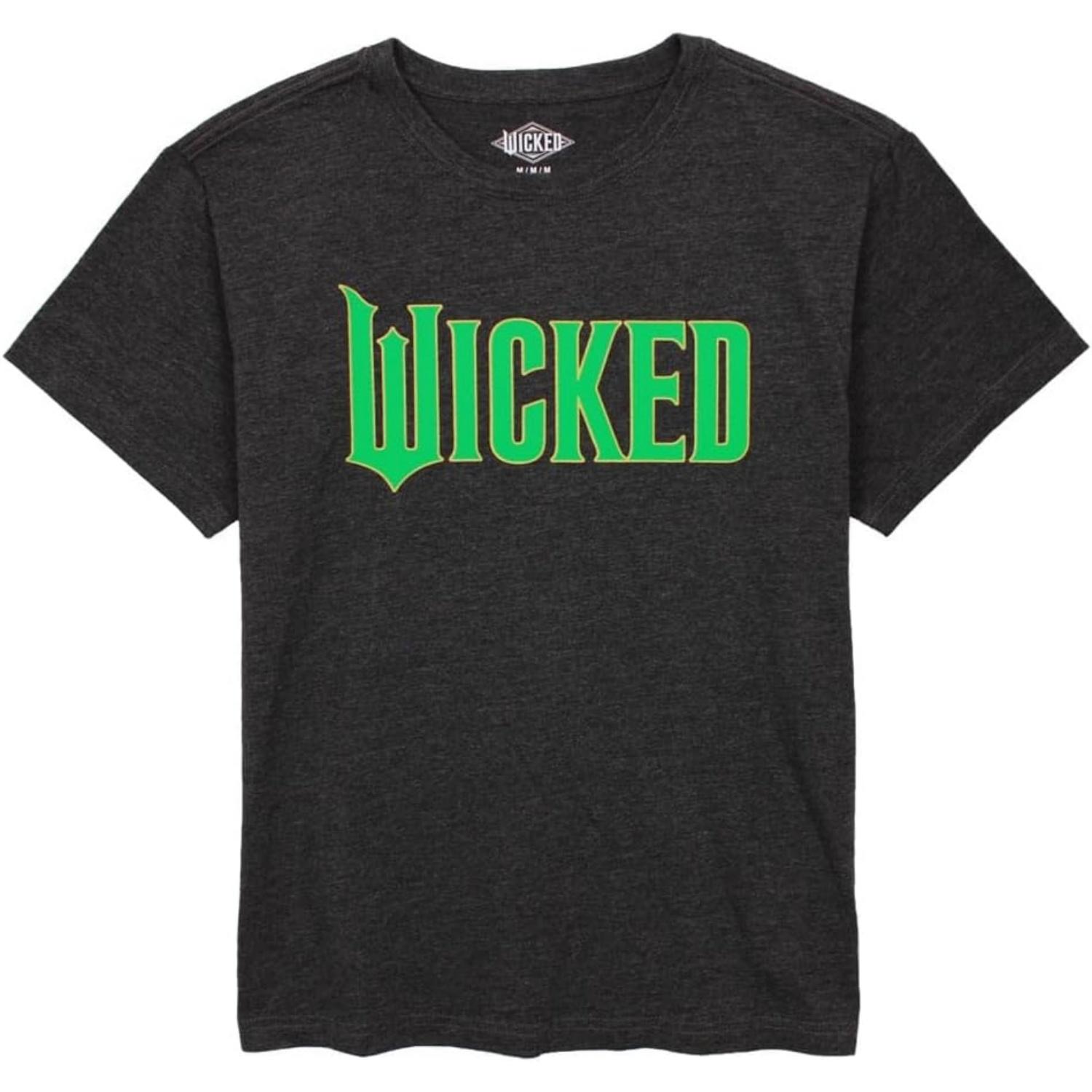 wicked Gold Logo Women s Oversize T-Shirt S чёрный