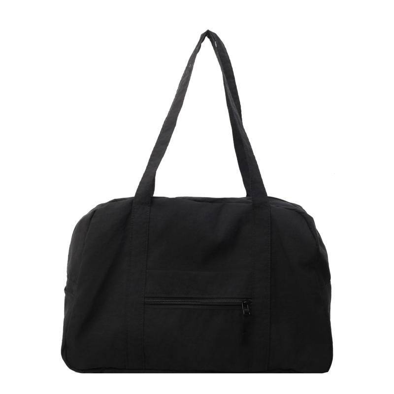 Lightweight Large Capacity Travel Bag solid color Women's Shoulder Bag Commuter Tote Bag