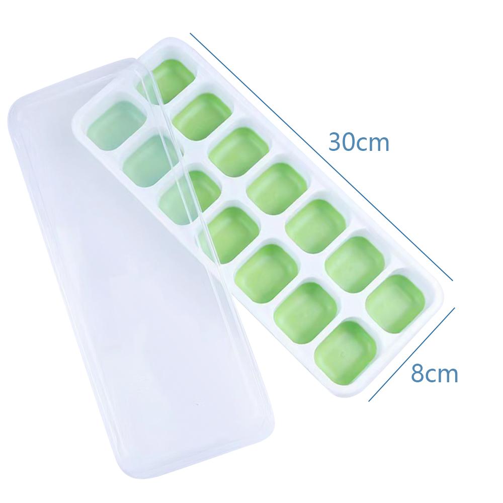 

1 шт. силиконовая форма для льда, 14 сеток, форма для льда, квадратная форма для формочки для льда, легко формовать силиконовую форму для льда ZPG 30x8x2CM