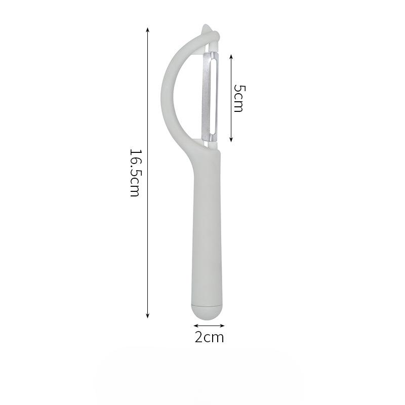 

Многофункциональная овощечистка, бытовая овощечистка, овощечистка, овощечистка, картофелечистка, лезвие из нержавеющей стали 16.5*5*2cm белый