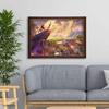 Tenyo 1000-bitars pussel Disney Thomas Kinkade Lejonkungen Canvasstil Special Art Collection med Lim och Spatel Inkluderar Servicekort