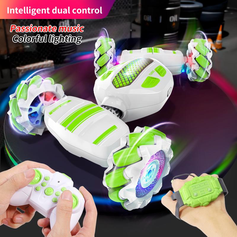2.4G Rc Stunt Gesture Induction Twist Car Remote Control Car Off-road 4WD Drift Racing Car Stunt Transformation Boy Toy Car