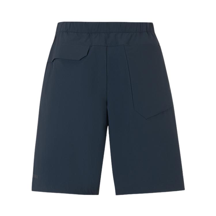 DESCENTE Bleu Series Urban Cycling Loose Lightweight Mid Waist Five Point Casual Shorts Men Shorts Blueberry D5231BHP70