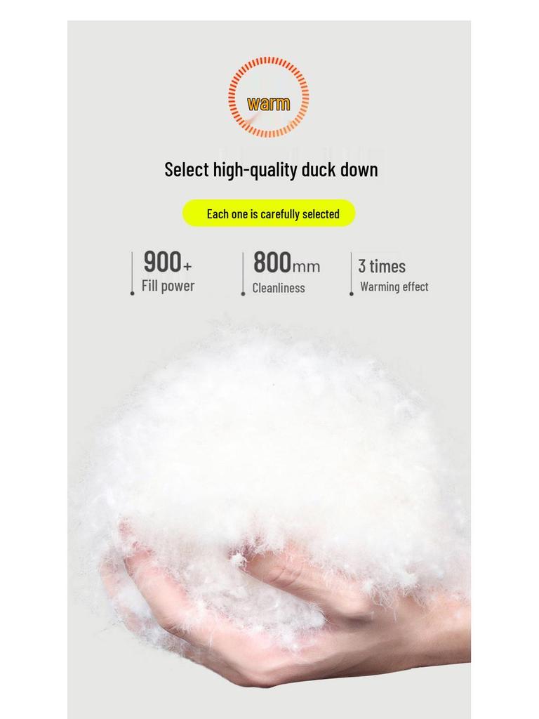 2025 Trendige Lange Herren-Winterdaunenjacke - Weiße Entendaune, Lässiger Hongkong-Stil, Einfarbig, Warme Oberbekleidung