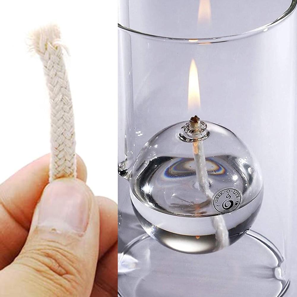 Pure Cotton Oil Wicks Round 1/4 6.7\" Durable Household