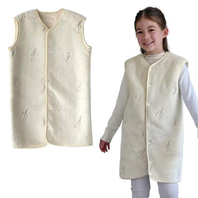 Ja Kukka Winter Made In Flannel Fluffy and Warm for Baby Ange Sizes [kukka Puu] [Official Yapu] Sleeper, Japan, Boa, Sleeveless, Open-Front, Newborns,