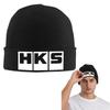 HKS Logo Auto JDM Warme Strickmütze Mode Mützenhut Herbst Winter Outdoor Beanie Hüte für Männer Frauen Erwachsene