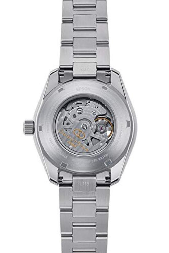 Automatic Winding Watch Skeleton Mechanical Made in Japan Domestic Warranty Open Heart White Silver [ORIENT STAR] Avant-garde 2-Year Manufacturer's