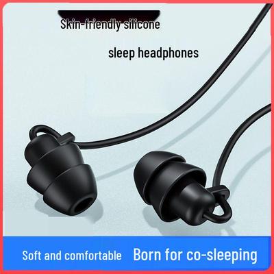 Silicone Wired In-Ear Headphones for Sleep & ASMR with Type-C, Soundproof, Wired Control