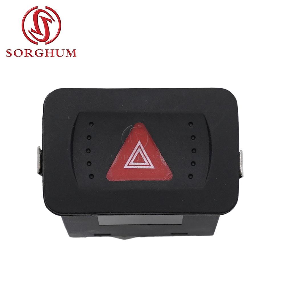 1J0953235J Car Emergency Hazard Warning Light Flash Switch Button Knob For Volkswagen Golf Jetta Bora Mk4 1998-2006 7Pins