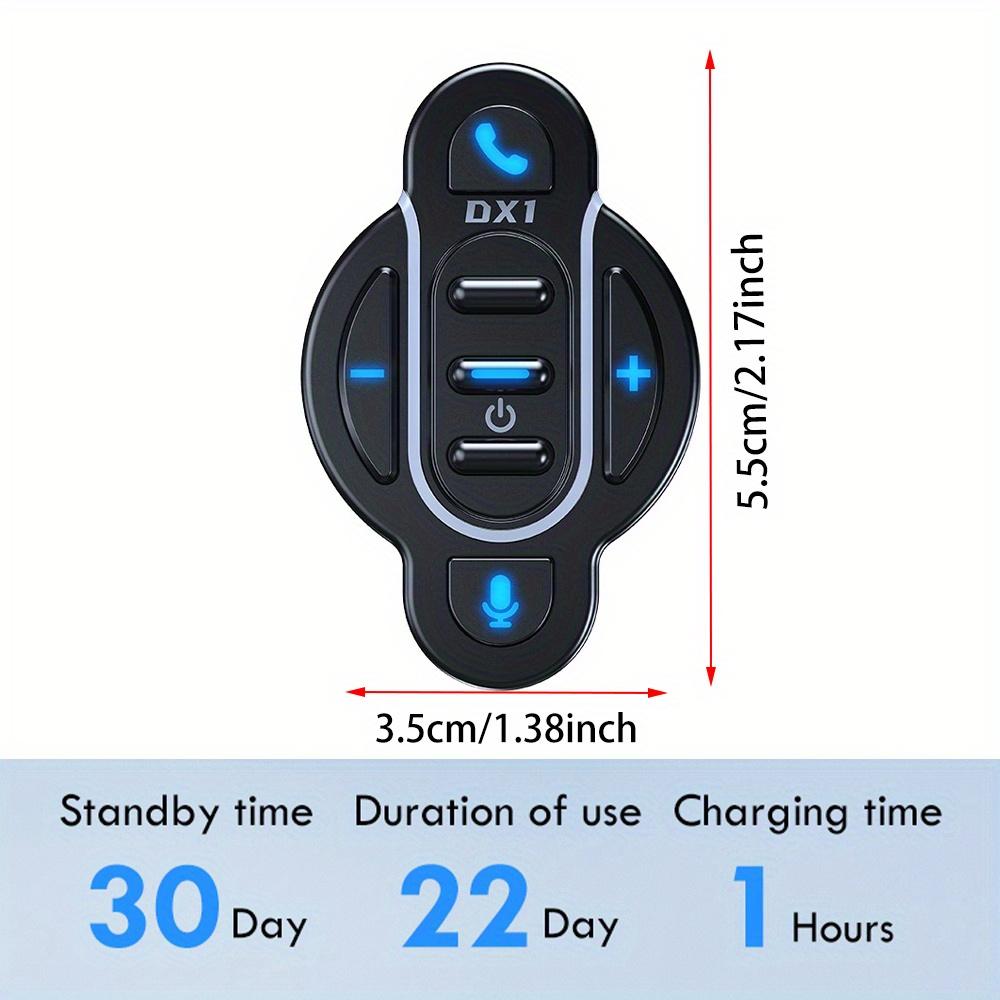 DX1 Bilratt Knapp Fjärrkontroll Trådlös Telefonsamtal Musikkontroll Säker Körning