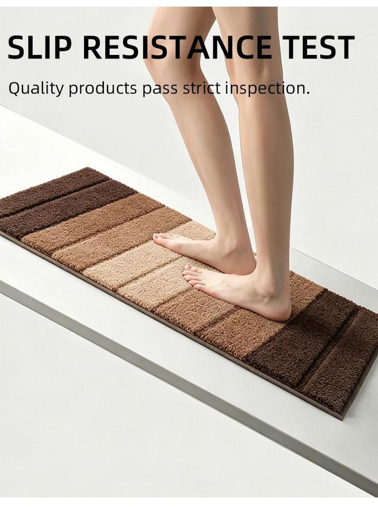 Set di Tappetini da Bagno Antiscivolo Personalizzati: Tappeto Assorbente per Pavimento per Bagno, Camera da Letto, WC e Ingresso