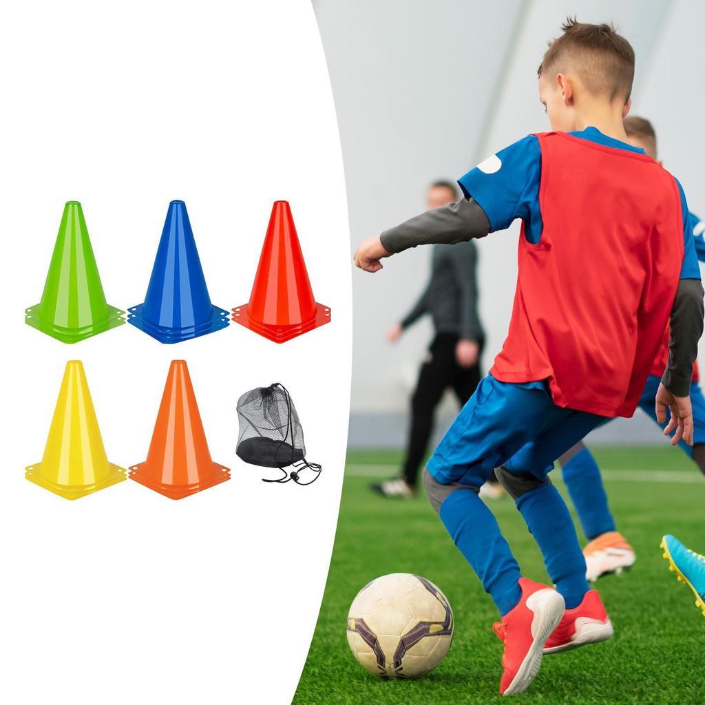 Cones for Soccer Training Sports Football with Storage Bag Practice
