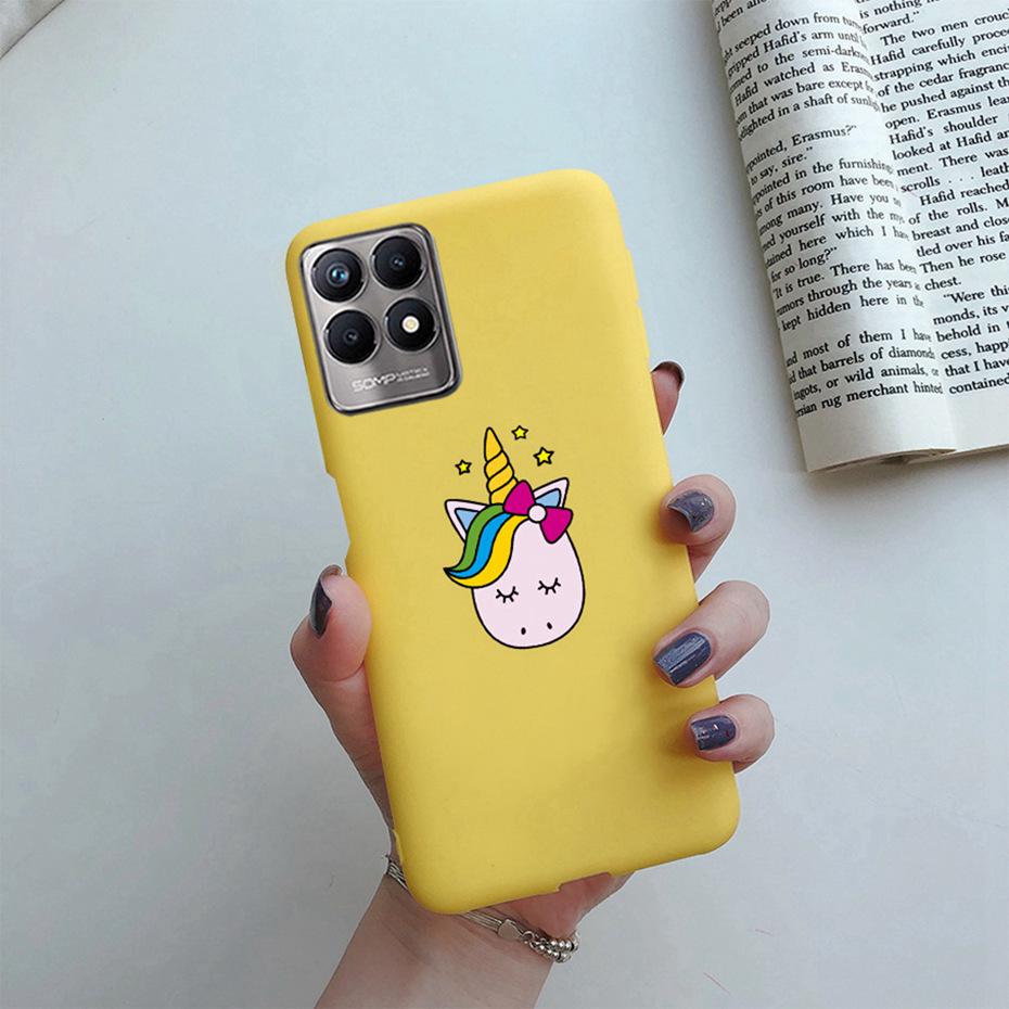 For Realme Narzo 50 Case RMX3286 Cute Painted Soft Silicone Back Cover for OPPO Realme Narzo 50 Phone Case Bumper Narzo50 Coque