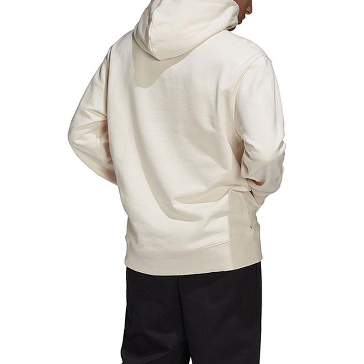 adidas Originals Sweatshirts Men's Ecru Hooded Moderate Other HK2936