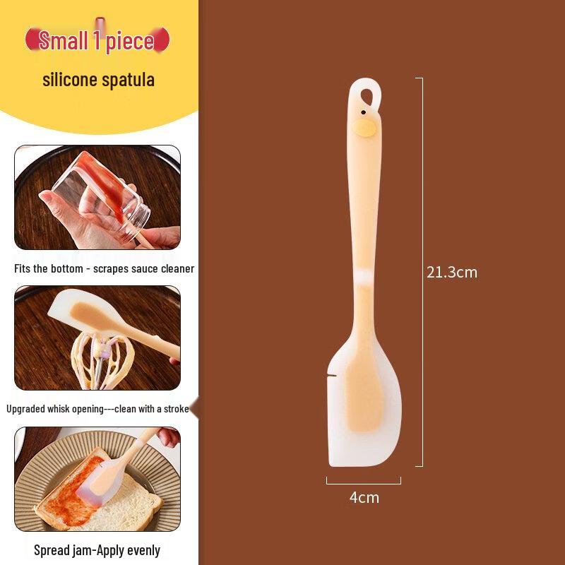 Wutuo One-piece Transparent Silicone Spatula Set