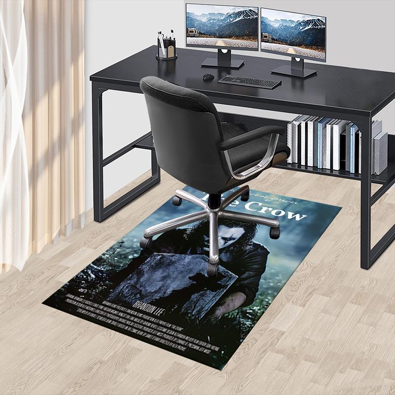 1pc Real Love Is Forever The Crow Carpet, Office Rug Outdoor Mat Home Decor Area Carpet Festival