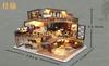 Sophie Dollhouse DIY Kit Set, Miniature Furniture Craft Kit with Dustproof Case, "Tsukumukaku" M2132Z